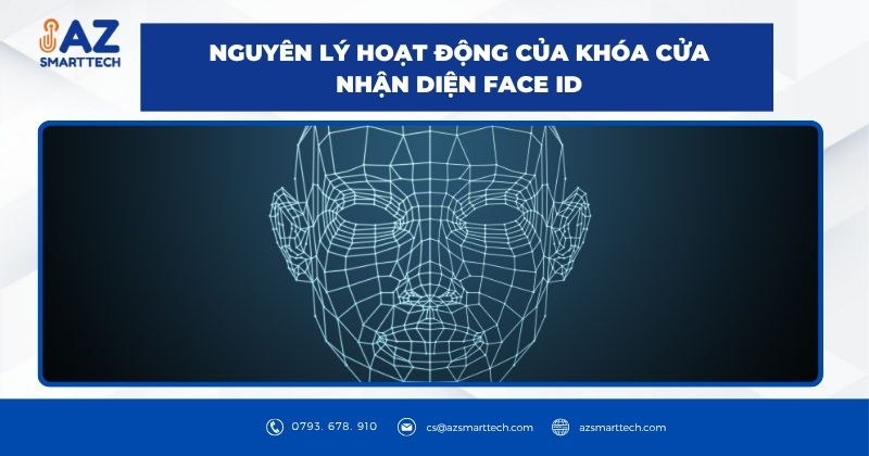 TOP 10 mẫu khóa nhận diện khuôn mặt hiện đại, giá tốt nhất hiện nay 2 Nguyên lý hoạt động của khóa cửa nhận diện Face ID