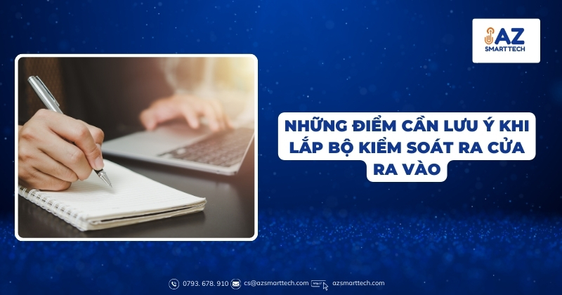 Những điểm cần lưu ý khi lắp bộ kiểm soát ra cửa ra vào
