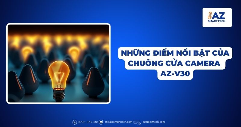 Những điểm nổi bật của chuông cửa camera AZ-V30