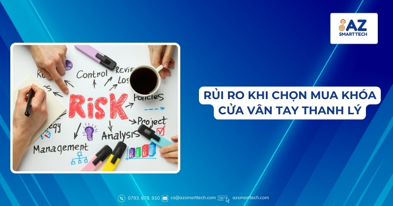 Rủi ro khi chọn mua khóa cửa vân tay thanh lý