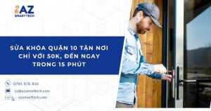 Sua khoa quan 10 tan noi chi voi 50k den ngay trong 15 phut