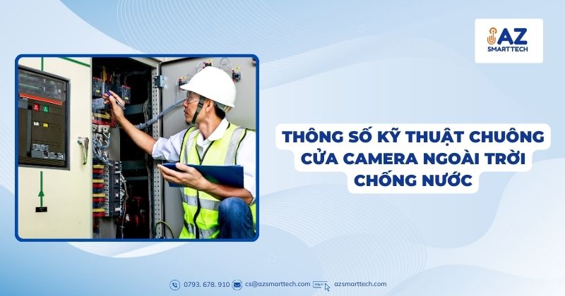Thông số kỹ thuật chuông cửa camera thông minh AZ-V30