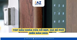 Top mẫu khóa cửa gỗ đẹp, giá rẻ phổ biến nhất năm 2025
