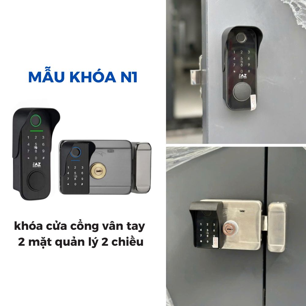 Khóa cổng vân tay ngoài trời