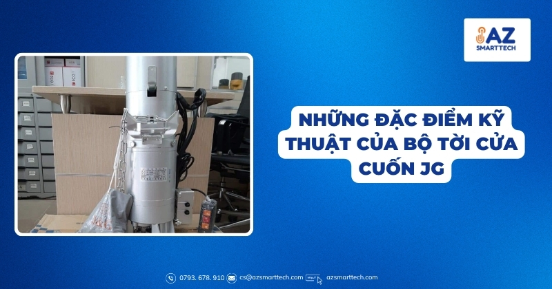 Những đặc điểm kỹ thuật của bộ tời cửa cuốn JG