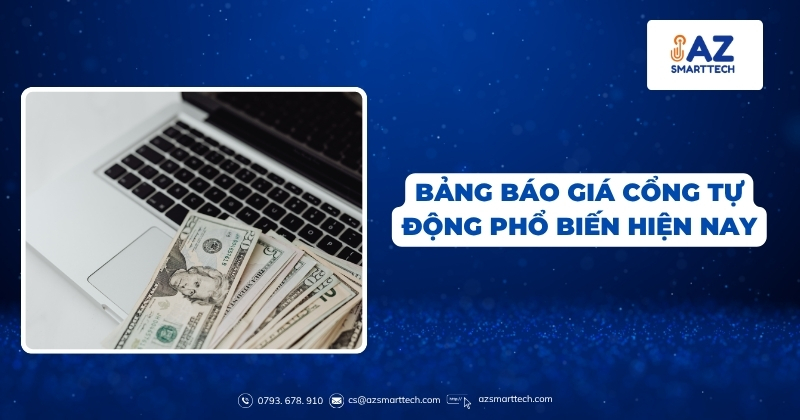 Bảng báo giá cổng tự động phổ biến hiện nay