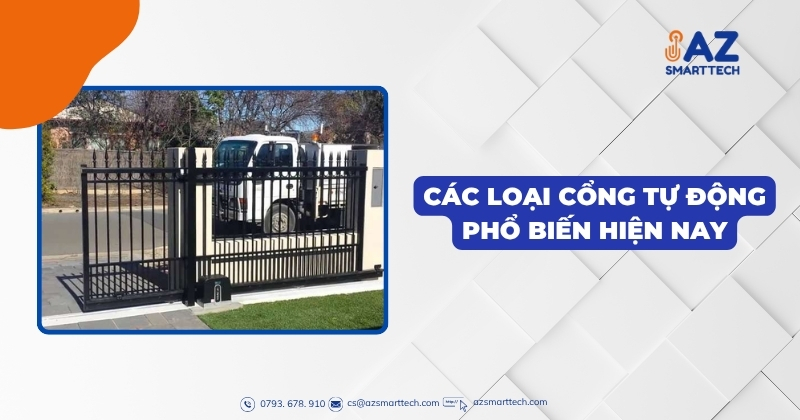 Các loại cổng tự động phổ biến hiện nay