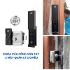 KHÓA CỬA CỔNG VÂN TAY 2 MẶT QUẢN LÝ 2 CHIỀU