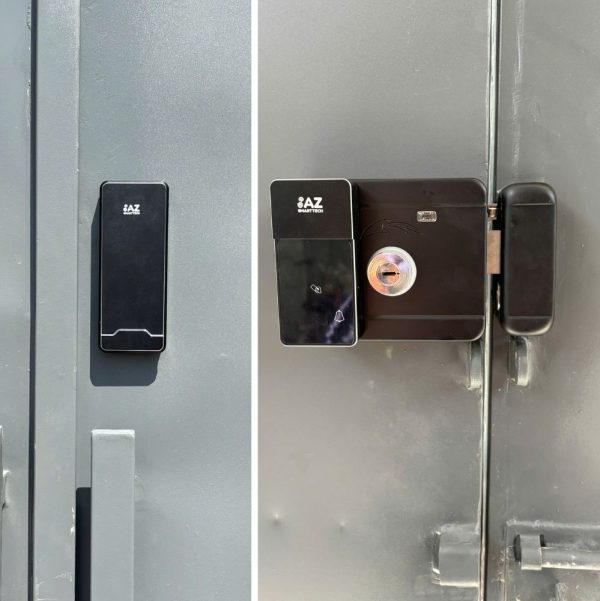 Khóa cổng vân tay nhận diện khuôn măt Face Id