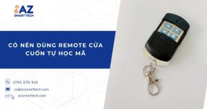 remote cửa cuốn tự học mã