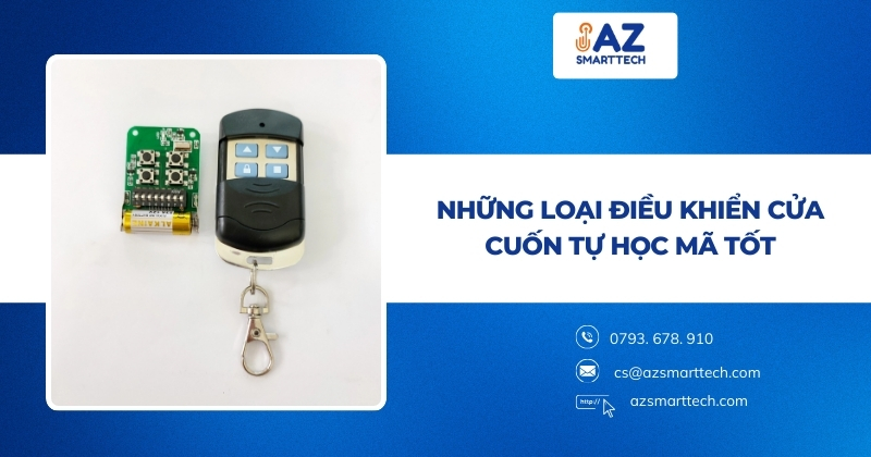 Những loại điều khiển cửa cuốn tự học mã tốt