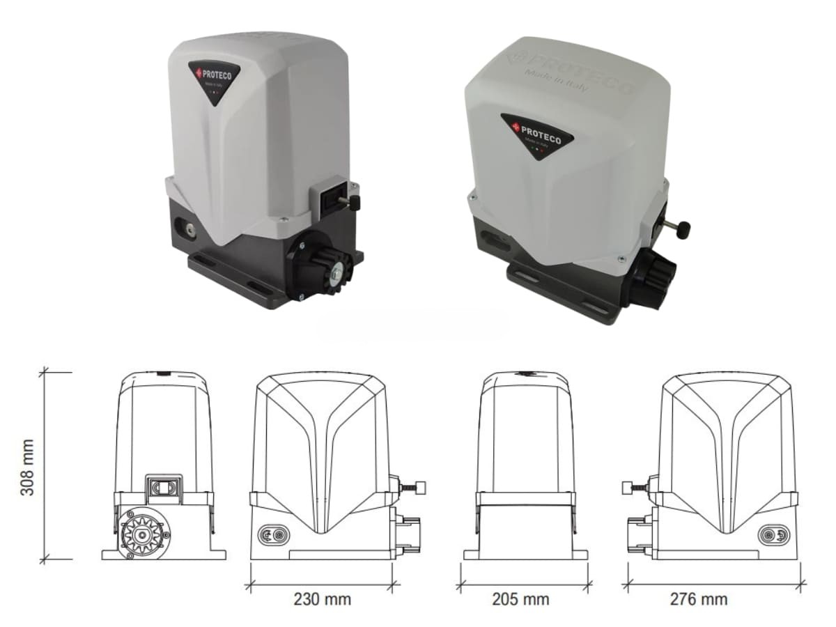Kích thước của Proteco Mover 15
