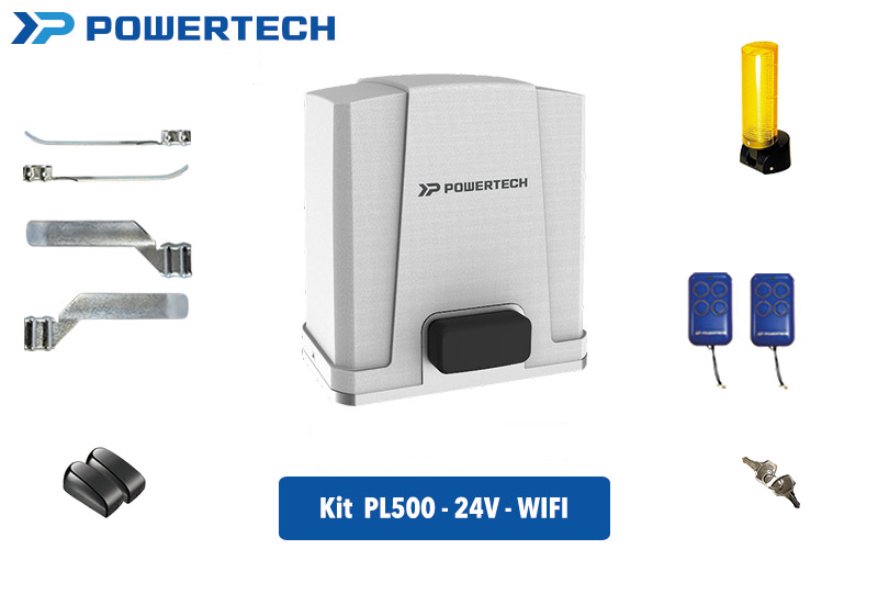 Phụ kiện đi kèm của động cơ cổng trượt tự động PL500 Speedy